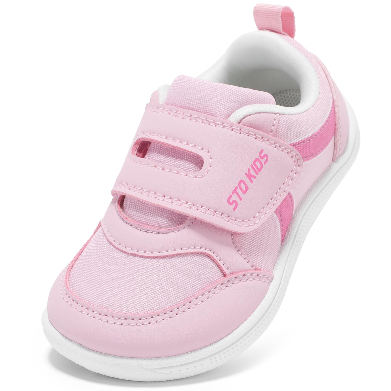 Toddler Girls Shoes Wide Toe Box Barefoot Sneakers Water Pink Size T8
