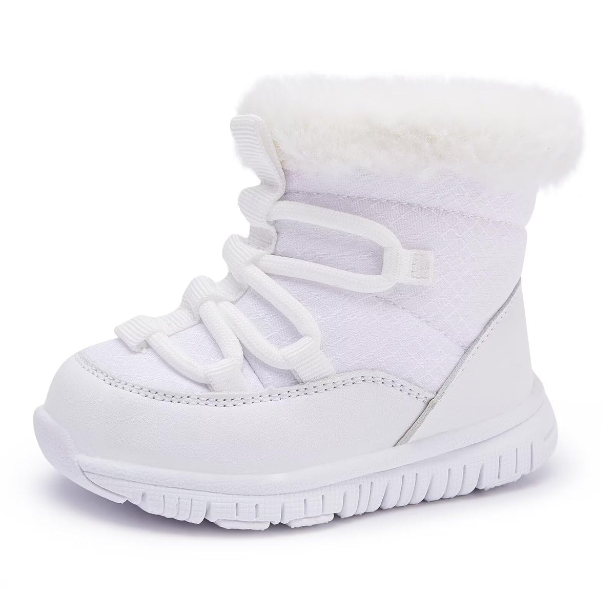 BMCiTYBM Baby Winter Snow Boots Infant Walking Shoes Pink 12-18 Months