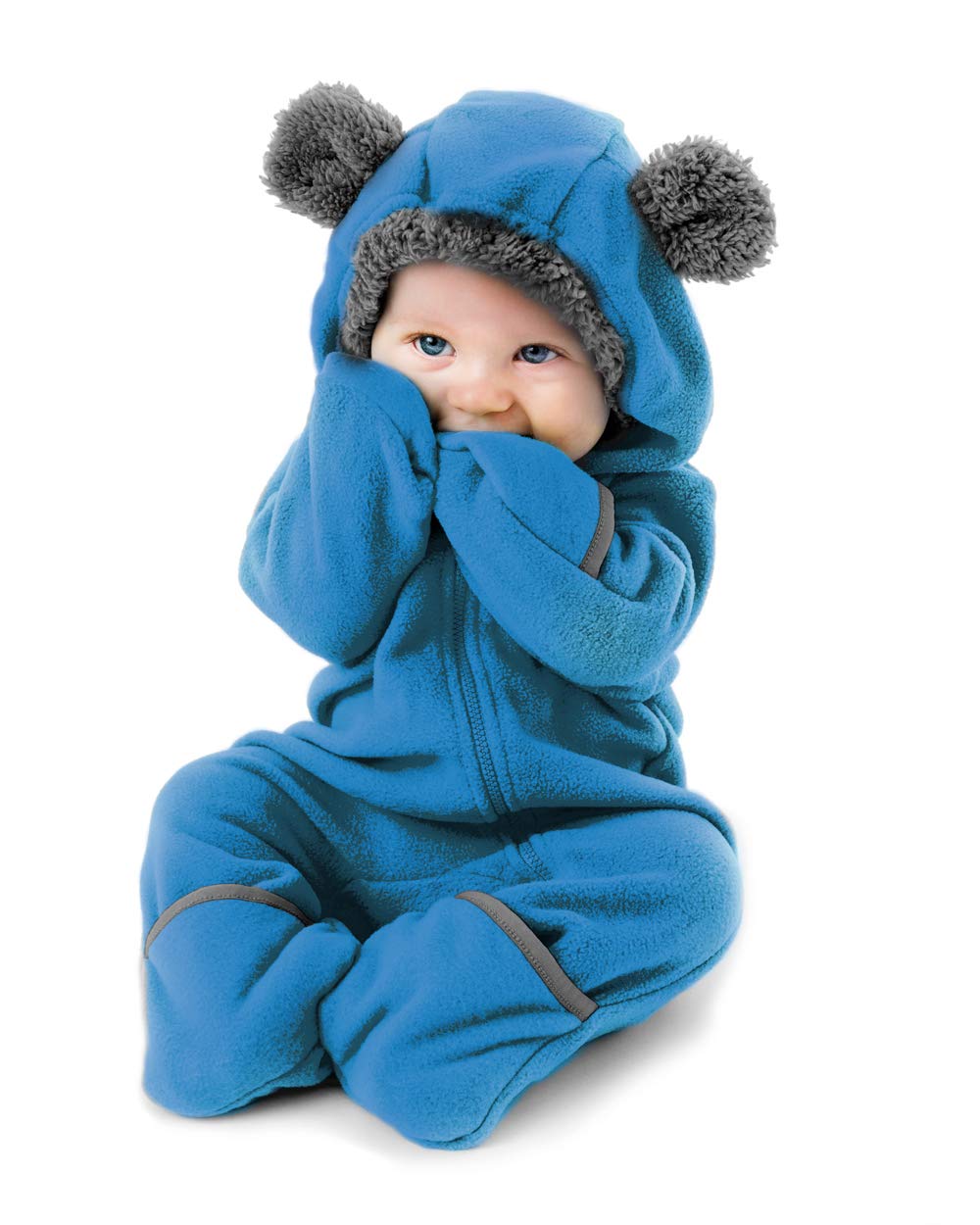 Cuddle Club Fleece Baby Bunting Bodysuit Hoodie, Newborn - 5T
