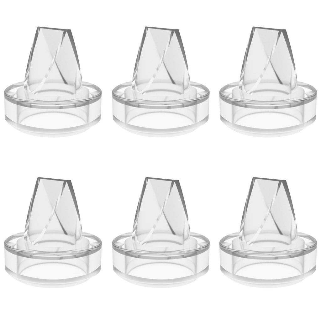 6 Pack Silicone Duckbill Valve Compatible with S9 / S12 / S9Pro / S12Pro Wearable Breast Pump, Electric Breast Pump Parts Accessories