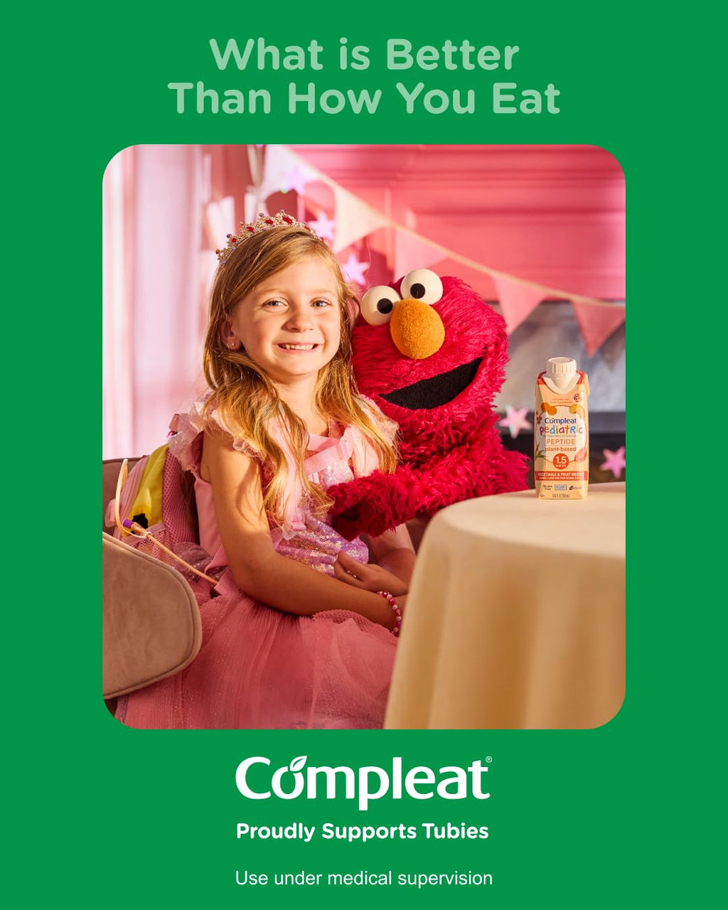 Compleat Pediatric Peptide 1.0mL, Vegetable and Fruit Medley Flavor, 24 Pk