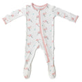 Bamboo Little Soft Baby Footie Pajamas, Baby Clothes, Newborn Sleepers, 95% Viscose and 5% Spandex, Flamingo, 18-24 Months