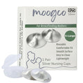 MOOGCO The Original Silver Nursing Cups - Nipple Shields for Nursing Newborn - Breastfeeding Essentials - Newborn Essentials Must Haves - Nipple Covers Breastfeeding - 925 Silver (X-Large)