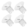 Suniceme Flange Inserts 17mm Compatible with Medela/Spectra/TSRETE/Elvie/Momcozy/Bellababy Breast Pump 24mm Shields/Flanges, Reduce 24mm Nipple Tunnel Down to 17 mm, 4PCS