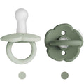 Moonkie Pacifiers Set of 2 | One-Piece Design Baby Pacifier with Large Air Holes | BPA-Free Silicone | Safe for Babies 6 Months+
