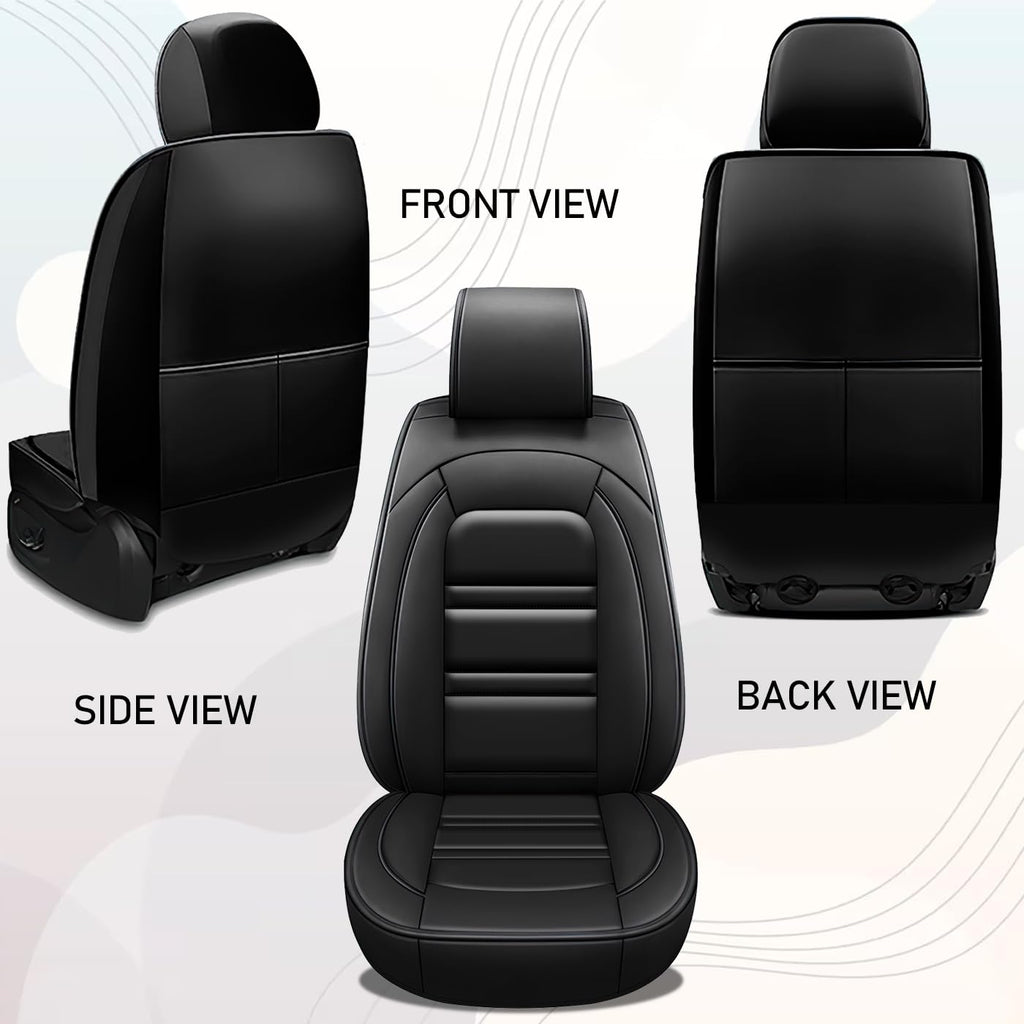 PACKMACH Seat Cover for Kia Telluride 2020-2025 | Car Seat Covers Front Seats, Waterproof Seat Protectors, Automotive Front Seat Covers (Front Seat, Black)