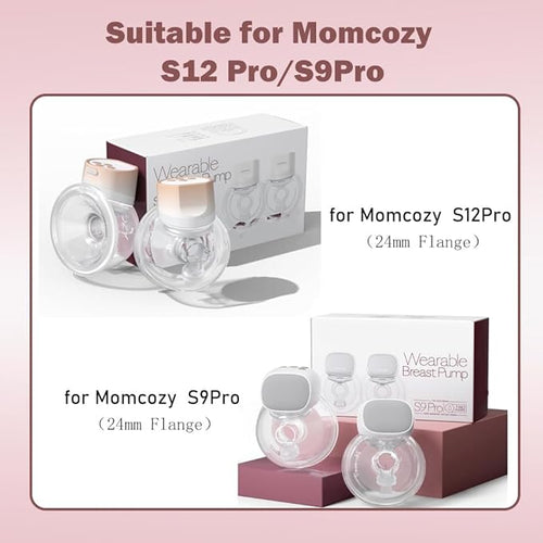 4pcs Silicone Diaphragm Compatible with Momcozy S12 Pro/S9 Pro Wearable Breast Pump Accessories,S12 pro/S9 pro Breast Pump Replacement Parts
