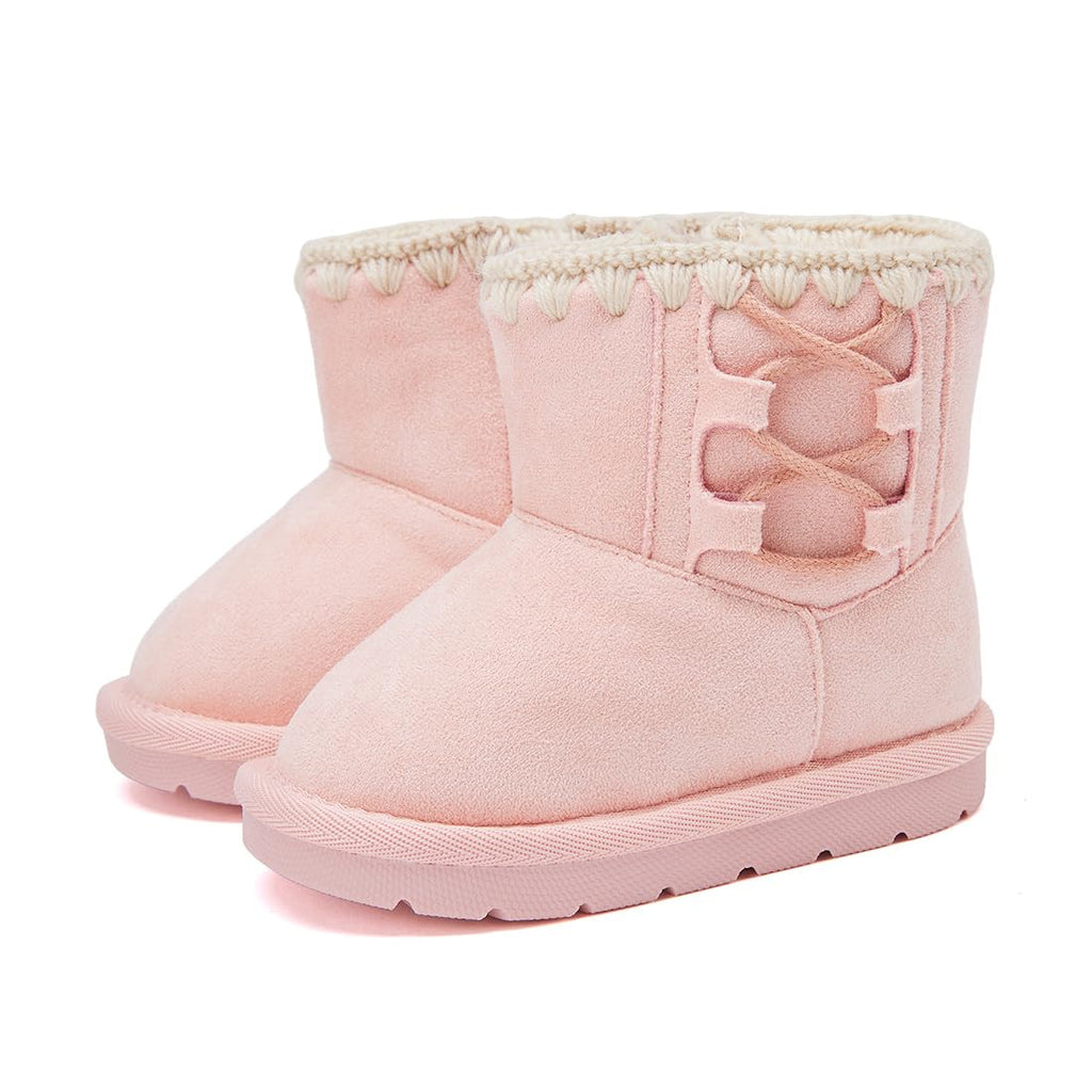 BMCiTYBM Toddler Snow Winter Boots Girls Boys Cold Weather Shoes 7 Toddler