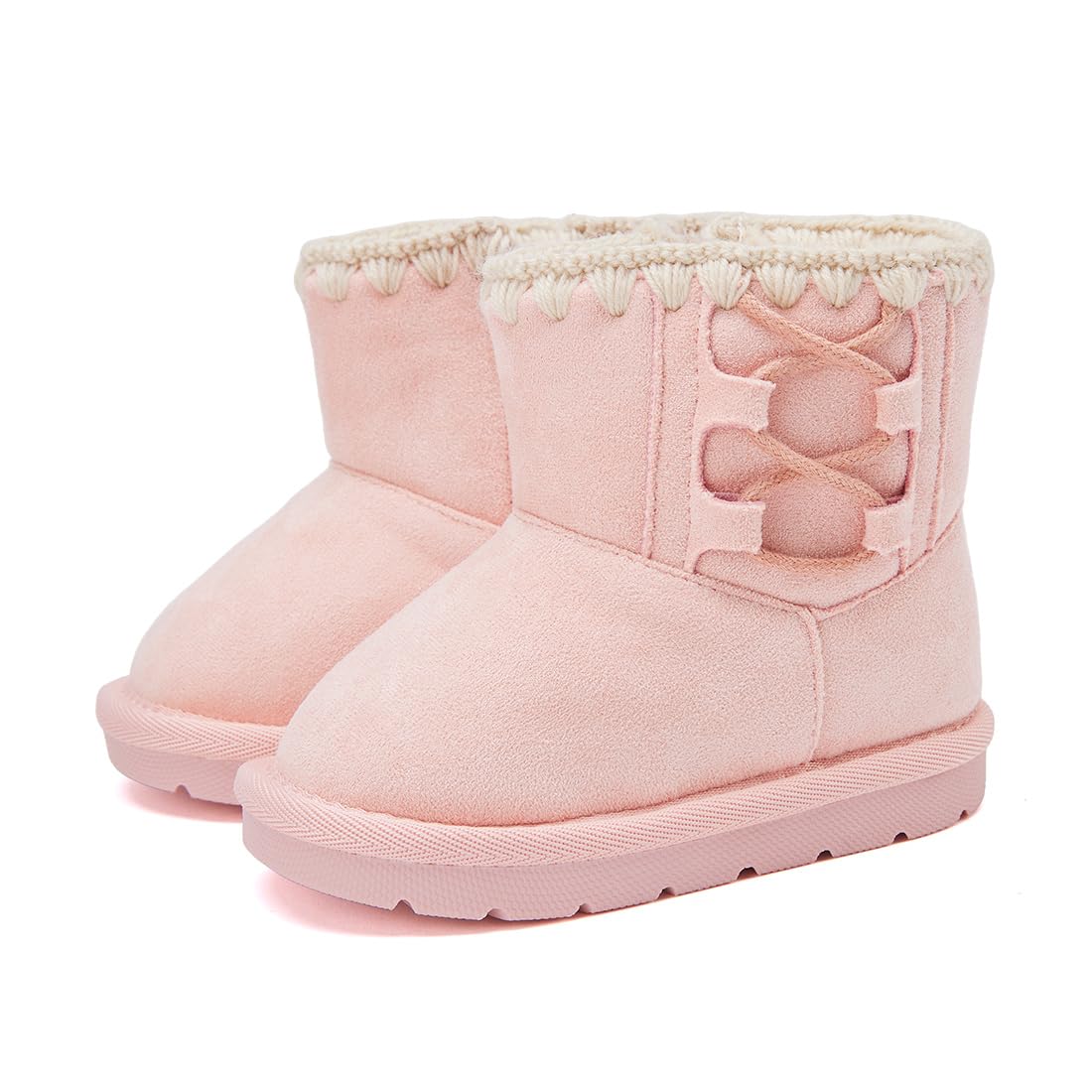 BMCiTYBM Toddler Snow Winter Boots Girls Boys Cold Weather Shoes 7 Toddler
