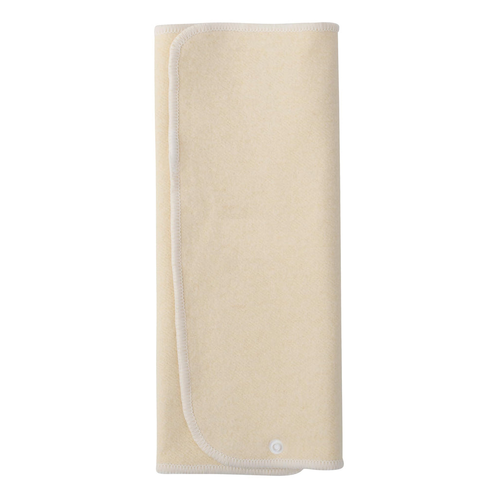 Hemp Prefold Inserts with Snap - 2 Layers - Reusable and Absorbent - 13" x 15" Perfect for Any Diaper- 2 Pack - Nora's Nursery