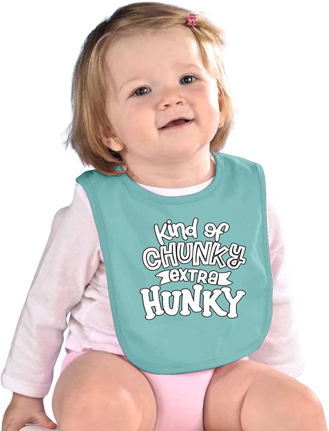 Wild Bobby Kind of Chunky Extra Hunky Humor Infant Premium Jersey Baby Bib