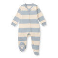 Burt's Bees Baby Boys' Organic Cotton, Sleep and Play Footed Pajamas