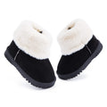 BMCiTYBM Baby Snow Winter Boots Girls Boys Cold Weather Faux Fur Shoes 6 12 18 24 Months Black Size 12-18 Months Toddler