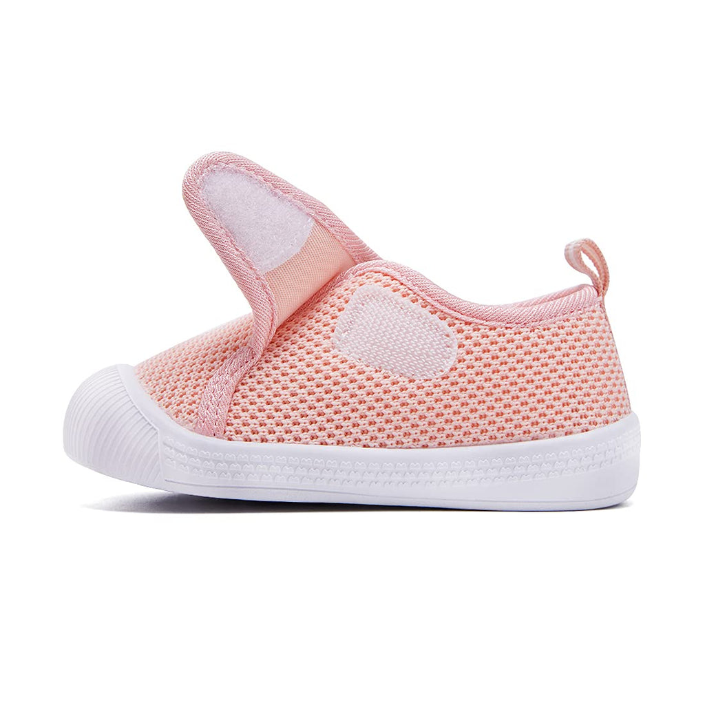 BMCiTYBM Baby Boy Girl Shoes Infant First Walker Shoes Breathable Walking Shoes Lightweight Non-Slip Sneakers 6 9 12 18 24 Months Pink 18-24 Months Toddler