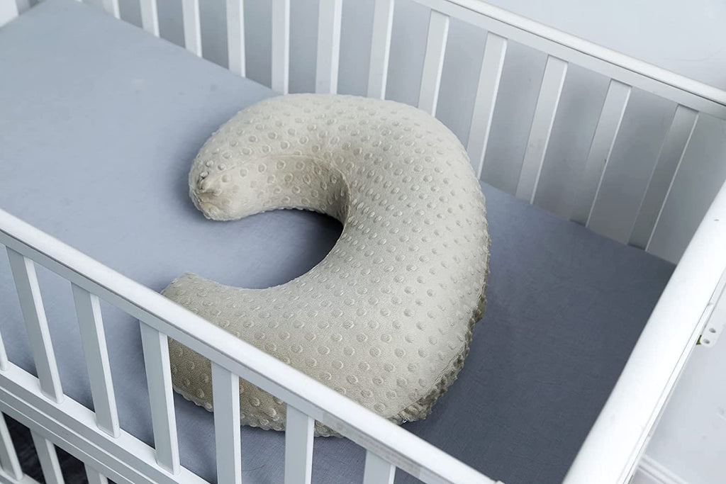 Nursing Pillow with Nursing Pillow Cover Set for Breastfeeding Moms, Ultra-Soft Nursing Pillows for Infant Newborn Baby Boy Girl (Tidal Foam)
