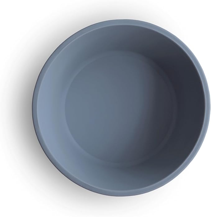 mushie Silicone Suction Bowl | BPA-Free Non-Slip Design (Tradewinds)