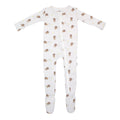 Bamboo Little Soft Baby Footie Pajamas, Baby Clothes, Newborn Sleepers, 95% Viscose and 5% Spandex, Lion, 0-3 Months