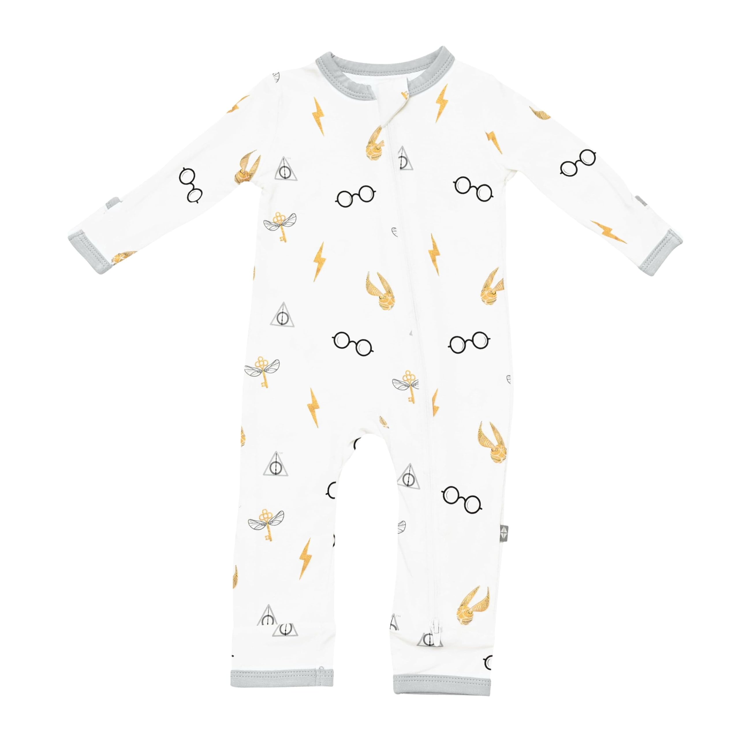 KYTE BABY Zippered Romper in Icon