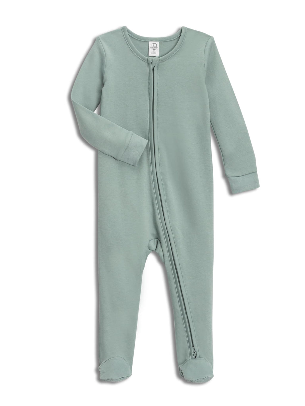 Colored Organics KENDI Organic Cotton Zip Sleeper - Tide 0-3M