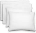 Comfy Cubs Toddler Pillow with Muslin Pillowcase, 13 x 18 in, 2 Pack - Travel and Sleep Support for Kids - Lightweight, Breathable Microfiber Fill - Soft and Cozy Small Pillow for Toddlers - White