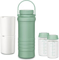 Portable Breast Milk Cooler Bottle - 22oz Breastmilk Chiller for Outdoor Travel Mom, Keeps Milk Fresh Cooling for 24 Hours, Breastfeeding Essentials with 2pcs Bottle for Breastmilk Storage