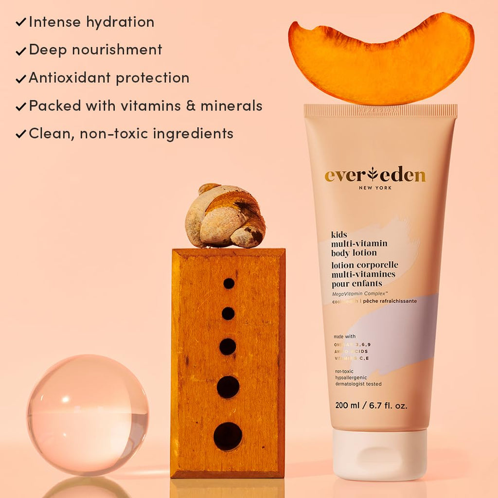 Evereden Kids Body Lotion, Dermatologist-Tested & Safe for Sensitive Skin