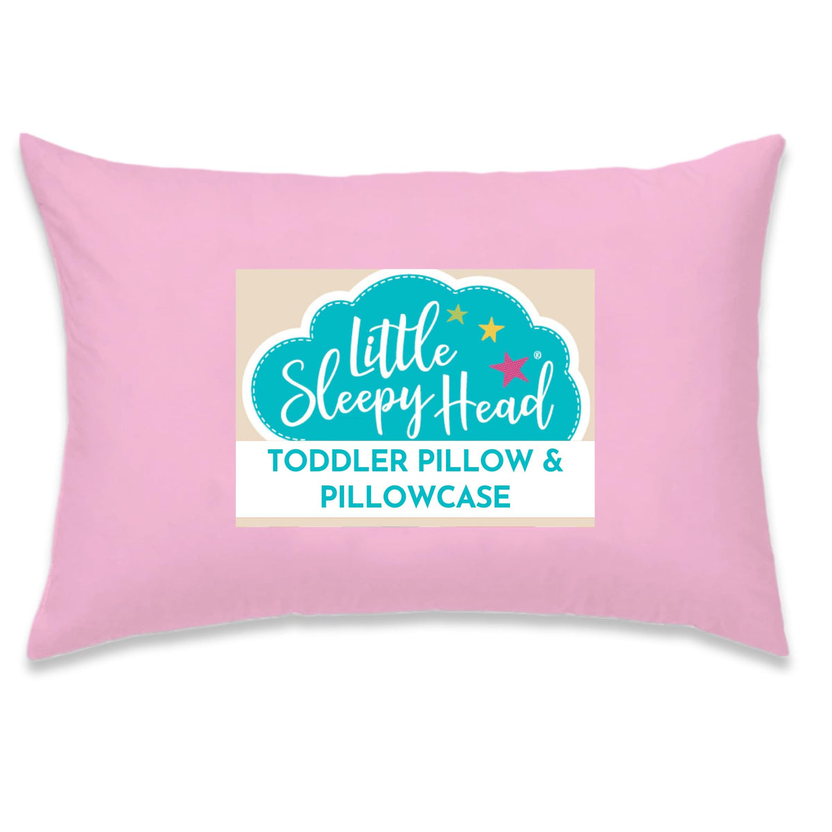 Toddler Bed Pillow with Cotton Pillow Case – 13x18 Kids Pillows for Sleeping, School, Travel & Daycare – Hypoallergenic Toddler Pillow 2 Year Old to 5 with Envelope Pillowcase (Checkers Black)
