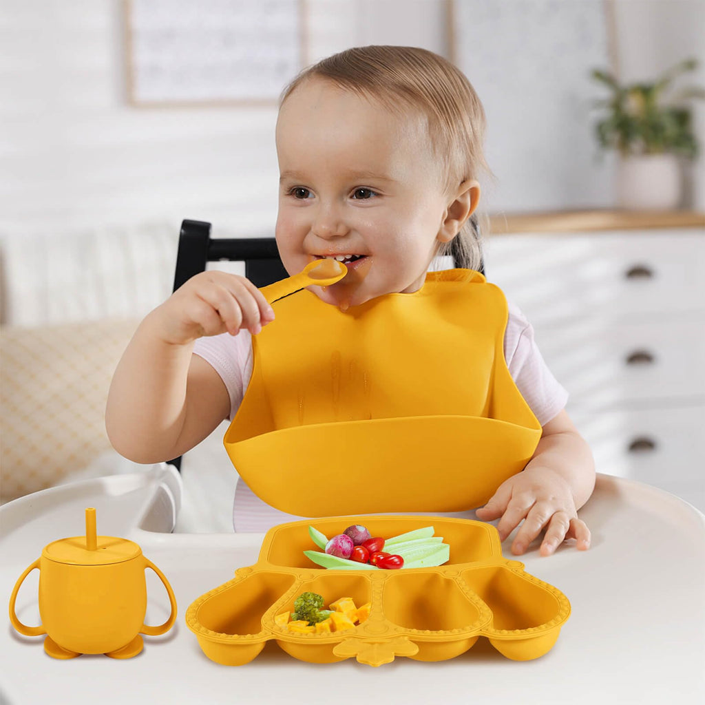 Silicone Baby Feeding Set 10 Pcs Baby Led Weaning Supplies Baby Essentials
