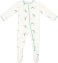 Bamboo Little Soft Baby Footie Pajamas, Baby Clothes, Newborn Sleepers, 95% Viscose and 5% Spandex, 0-24 Months