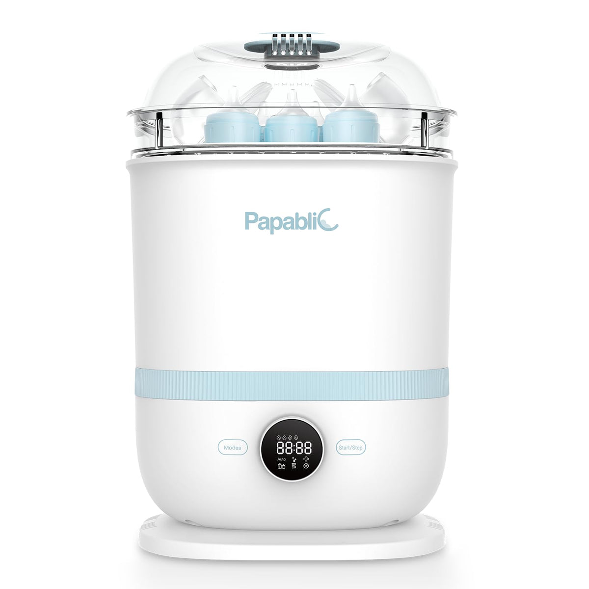 Papablic Baby Bottle Sterilizer and Dryer Pro, 10 Bottles Large Capacity