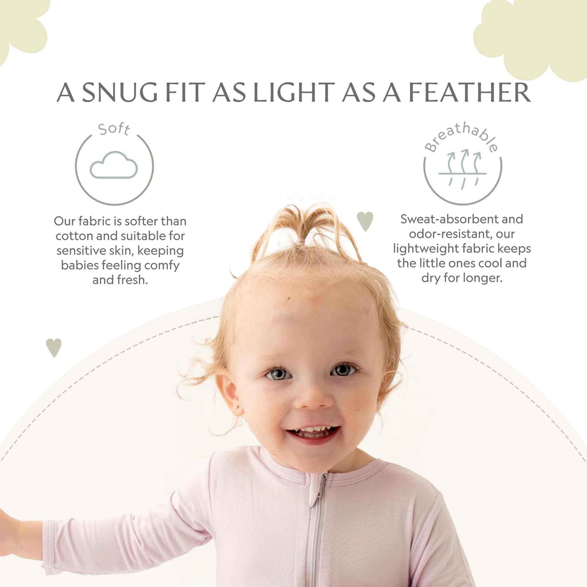 Bamboo Little Soft Baby Footie Pajamas, Baby Clothes, Newborn Sleepers, 95% Viscose and 5% Spandex, Fish, 6-9 Months