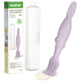 haakaa Dual-Ended Silicone Baby Diaper Cream Spatula with Case, Lavender