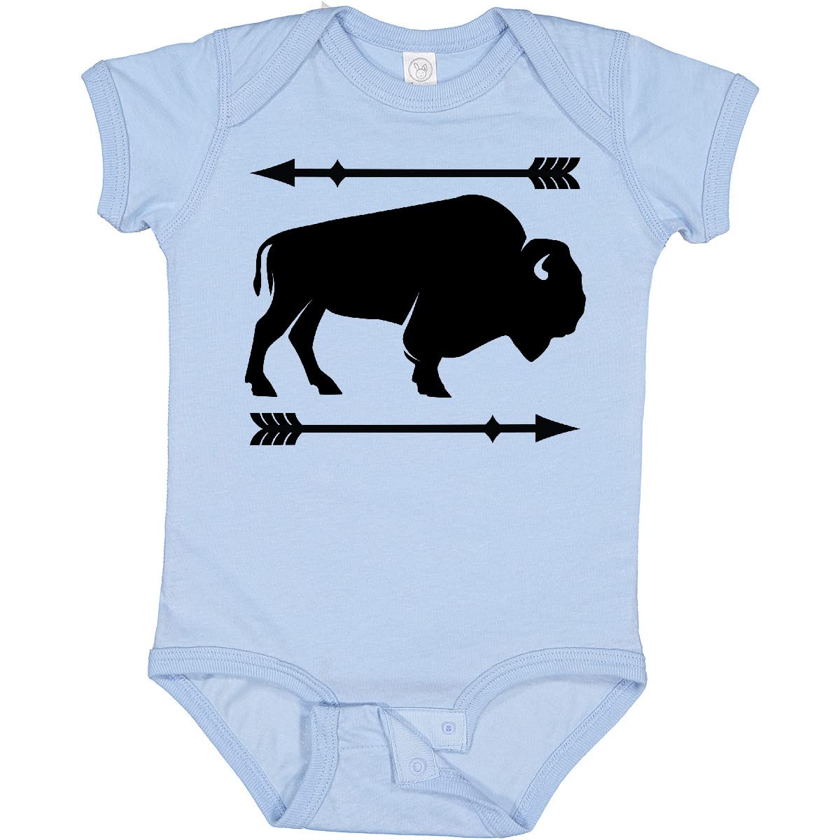 inktastic Buffalo Cute Animal Western Baby Bodysuit 6 Months 0100 Light Blue 2ae82