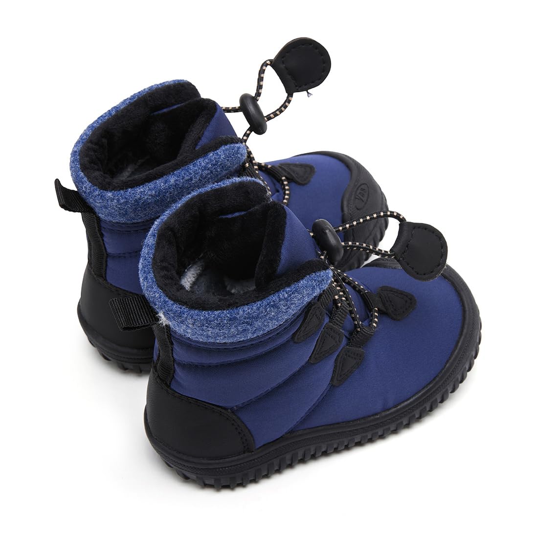 BMCiTYBM Toddler Baby Snow Winter Boots Shoes Boys Girls Cold Weather Baby Faux Fur Shoes 3-3.5 Years Navy Size 9 Toddler