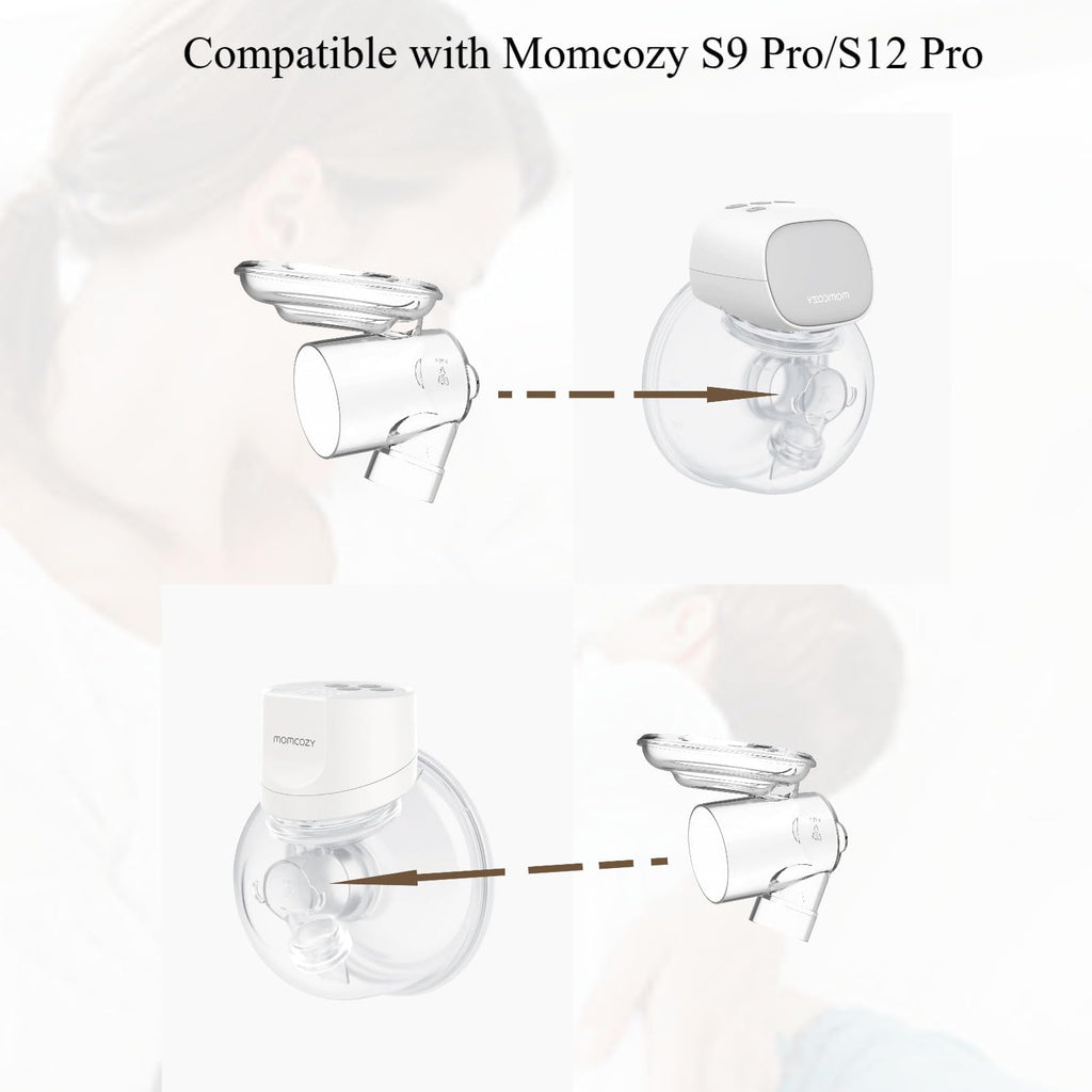 JIMOWANG Wearable Breast Pump Linker Compatible with TSRETE/kmaier/eulumap/Momcozy S9/S12 Replacement Pump Parts,Breastpump Accesories