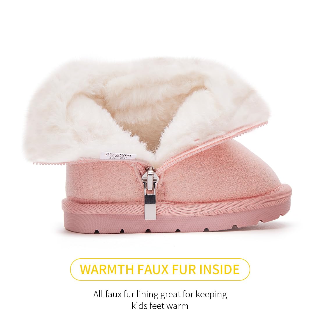 BMCiTYBM Baby Snow Winter Boots Girls Boys Infant Walker Shoes 6-12 Months