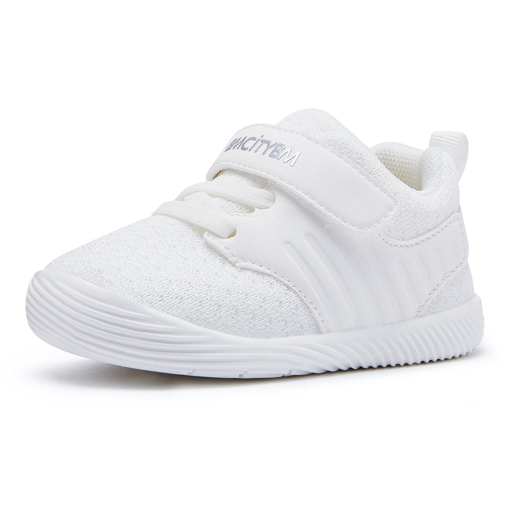 BMCiTYBM Baby Boy Girl Shoes Infant Walking Sneaker White Size 12-18 Months