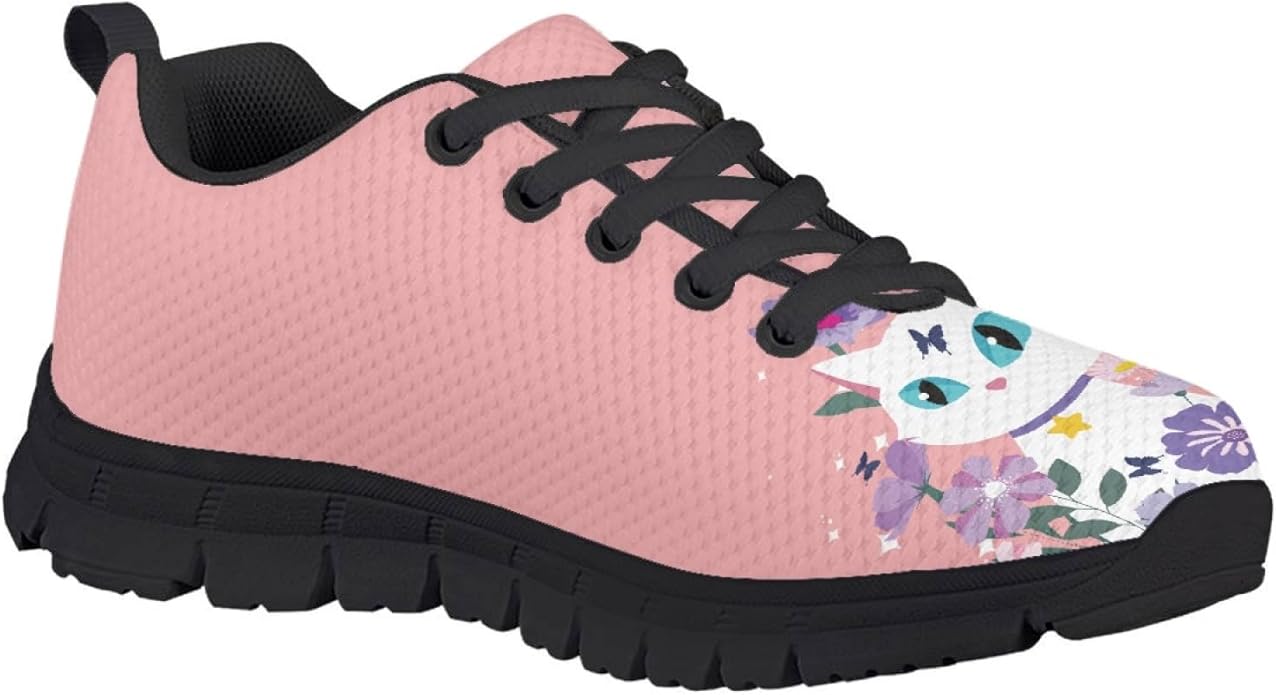 MARSVOVO First Shoes for Walking Boy Girl Athletic Lightweight Flexible Lace-up Breathable Running Shoes Casual Classic Comfortable Non Slip Play Sport Learning to Walk Toddler Girl Sneakers