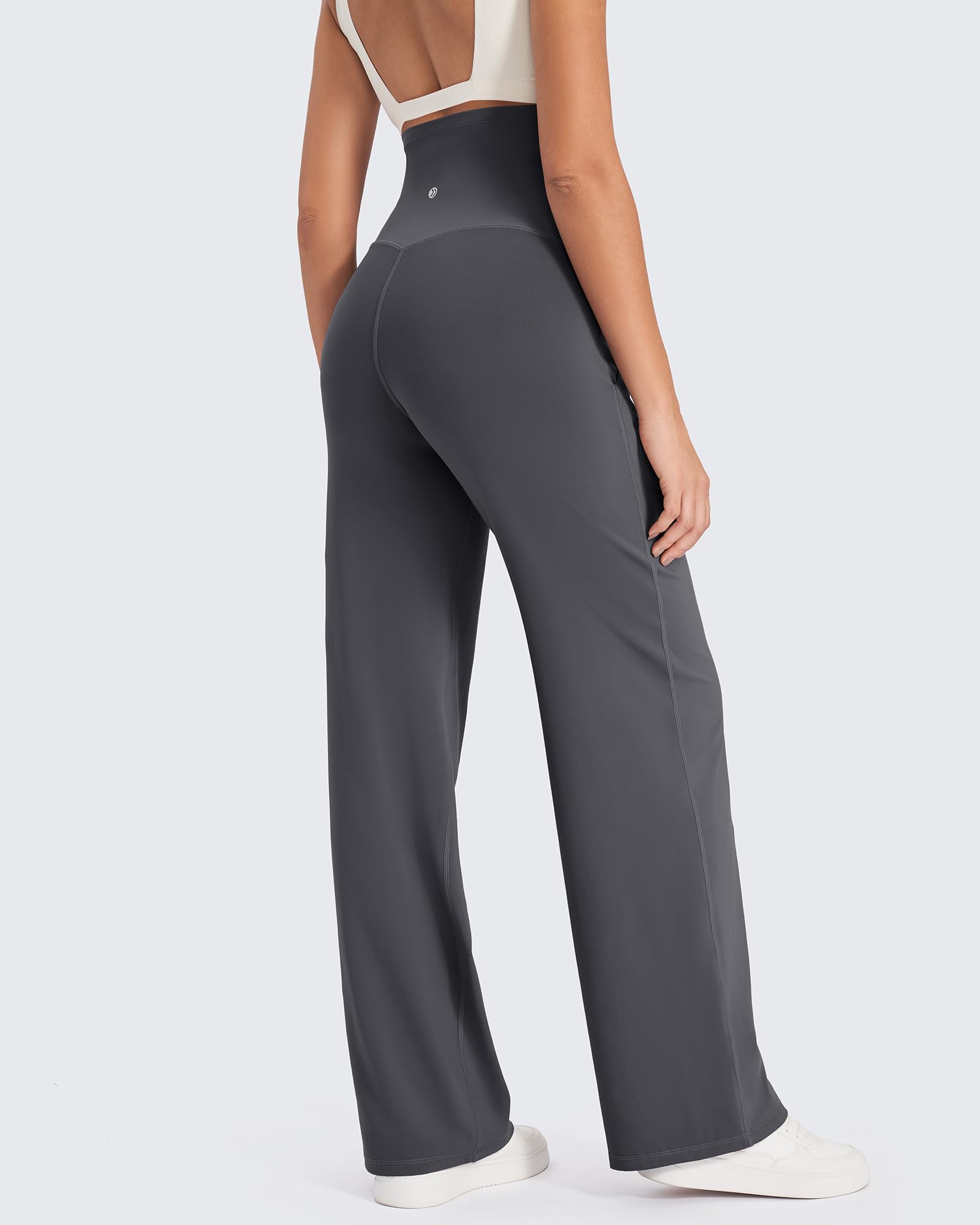 G4Free Pregnancy Pants for Women Maternity Outfits,Dark Gray,L,Regular