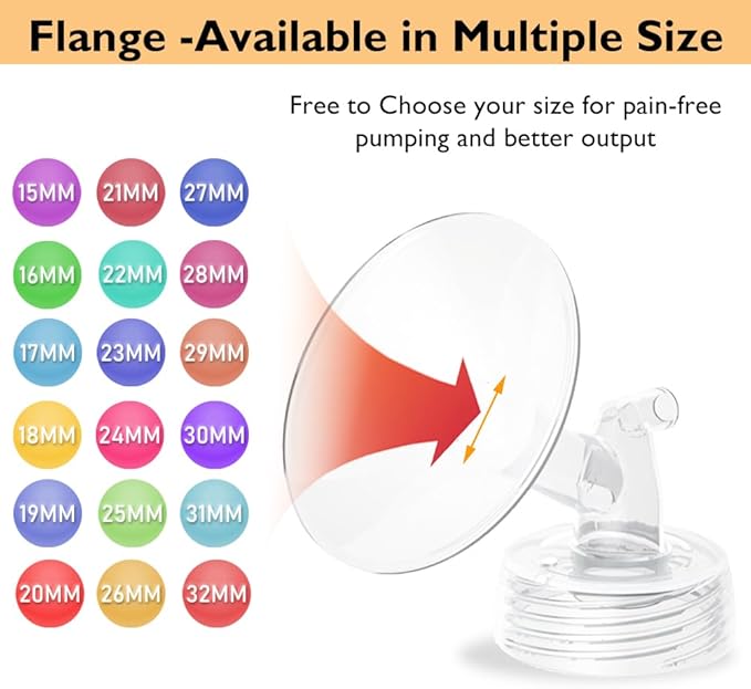 15mm Flange and Duckbill Valve Compatible with Spectra S1 Spectra S2 Spectra9 Plus Synergy Gold Breast Pump, Spectra Pump Parts S2 Parts S2 Accessories Replacement