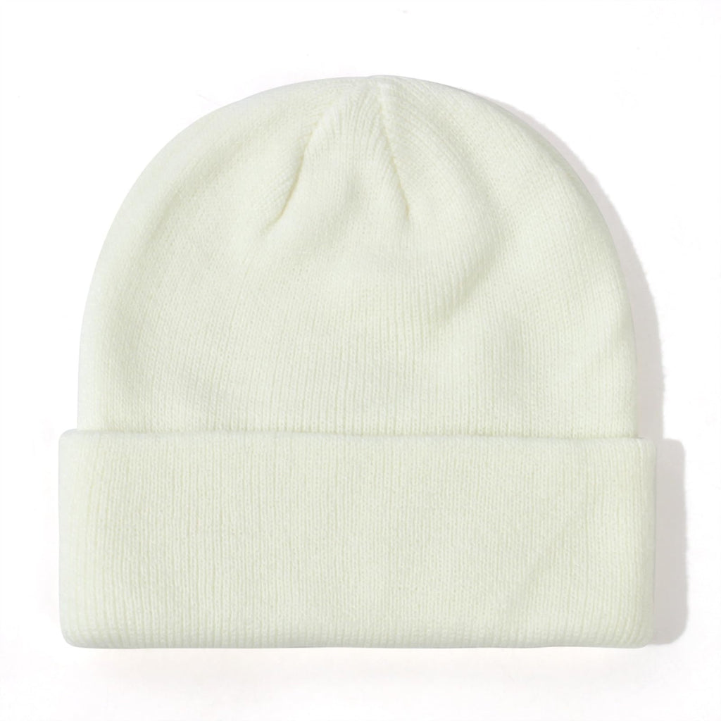 ENBAOHUI Baby Beanie Hat Newborn Winter Warm Knit Hat Kids Soft Beanie Cap Boys Girls Winter Warm Knit Hat Black/White/Pink/Purple S