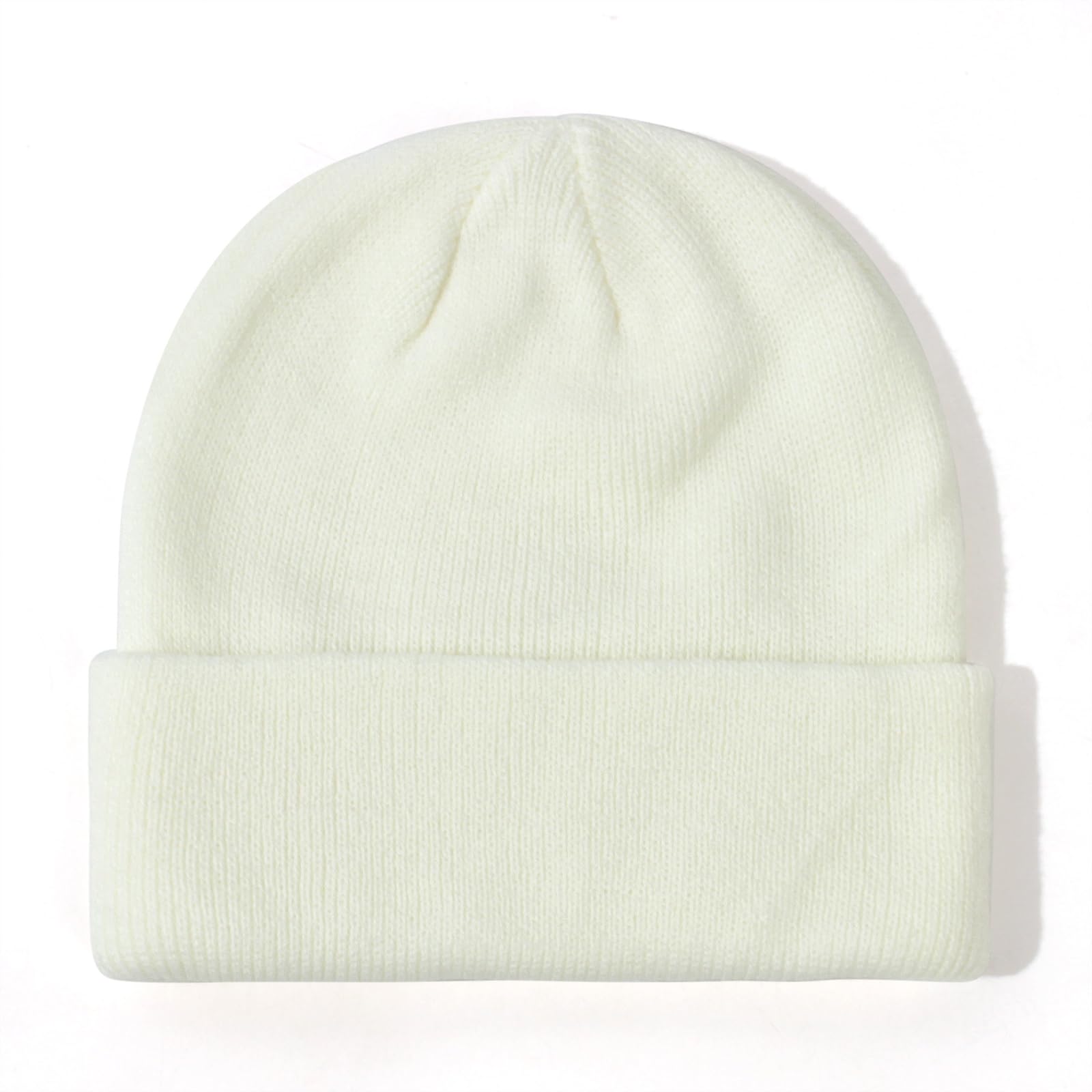 ENBAOHUI Baby Beanie Hat Newborn Winter Warm Knit Hat Kids Soft Beanie Cap Boys Girls Winter Warm Knit Hat Black/White/Pink/Purple S
