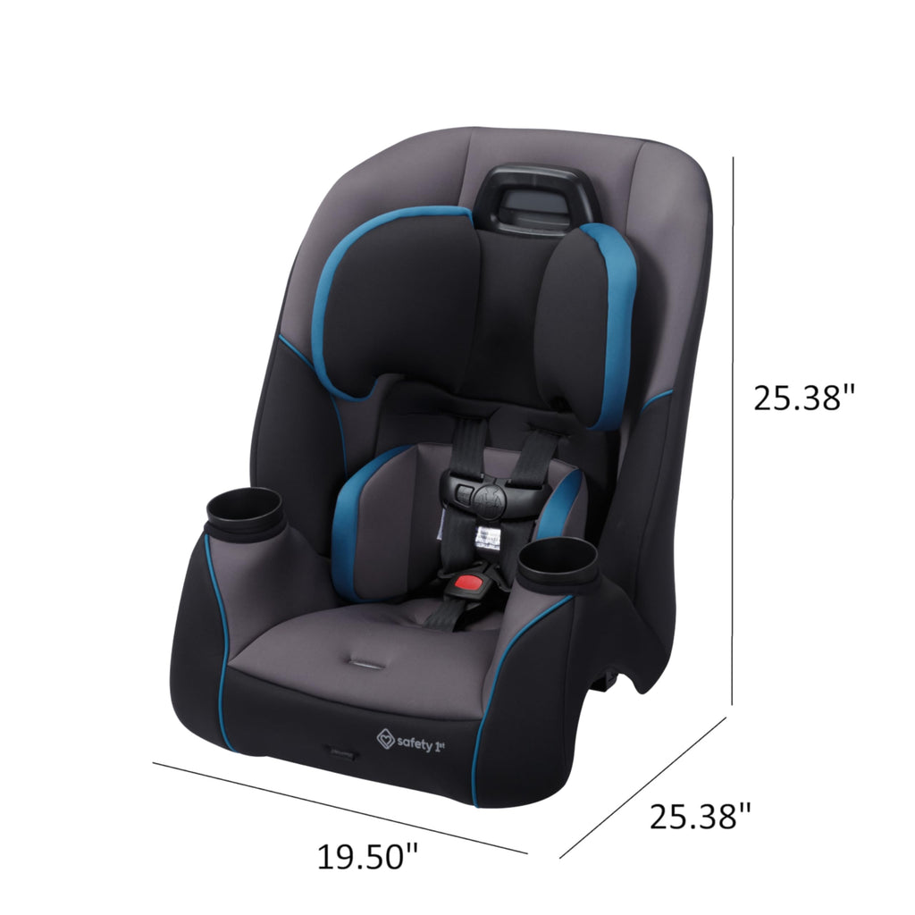Safety 1st Crosstown All-in-One Convertible Car Seat, Rear Facing, Forward Facing Car Seat, Booster, Deep Sea