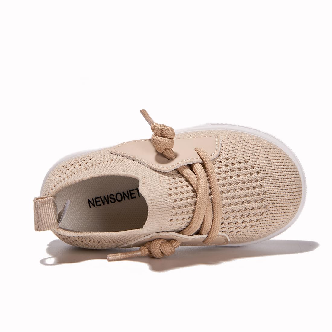Newsonet Baby Walking Shoes First Infant Sneakers Khaki Size 6-12 Months