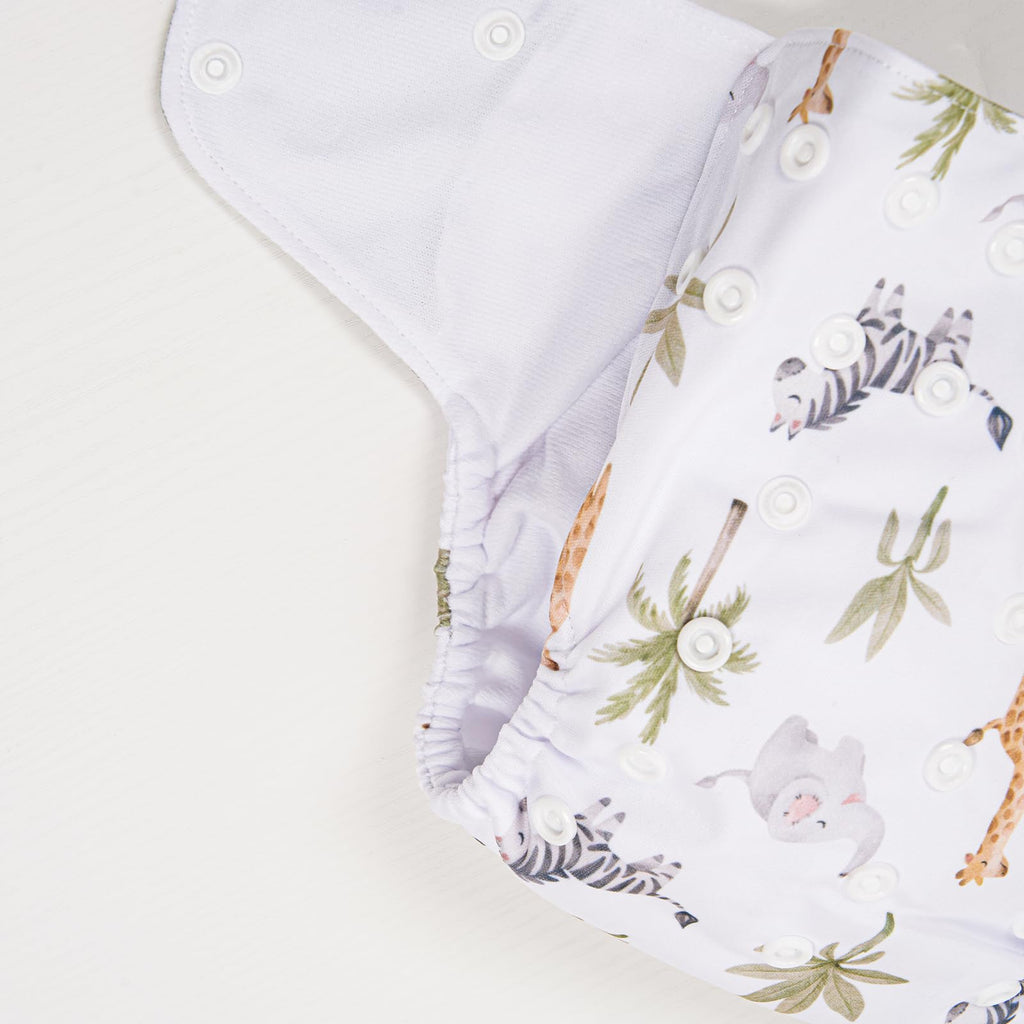 HappyFlute 9 Sets Newborn Baby Cloth Pocket Diapers Adjustable Reusable