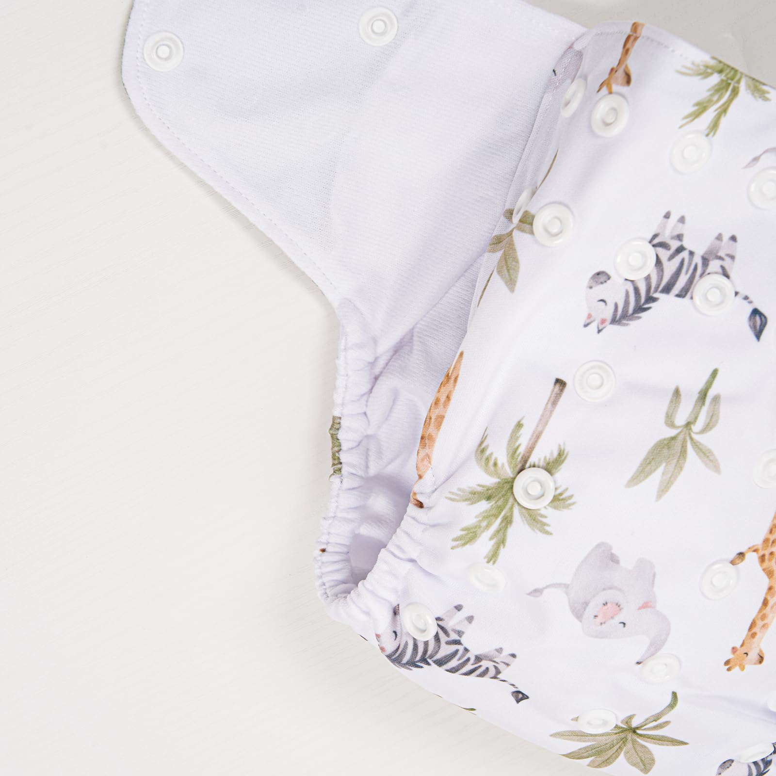 HappyFlute 9 Sets Newborn Baby Cloth Pocket Diapers Adjustable Reusable