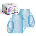 Flipping Holder Squeeze Proof Food Pouch Holder for Toddlers, Babies, Kids, Mess Free No Squeeze Juice Box Drink and Applesauce Snack Holder with Easy Grip Handles and Lid