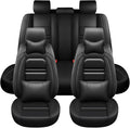 Car Seat Covers for Cadillac cts 2003-2019 | 5-Seats Seat Covers, Waterproof Seat Protectors, Automotive Seat Covers (Full Set with Pillow,Black)
