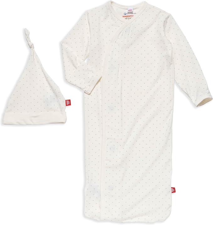 Magnetic Me Modal Newborn Sleeper Gown & Hat Set | Silky Soft Modal Fabric Sleep Sack | Wind Chime | 0-3 Months