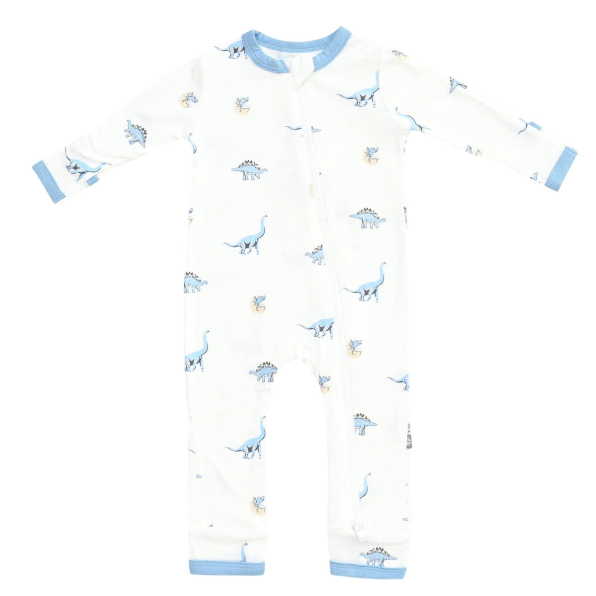 KYTE BABY Soft Bamboo Rayon Rompers, Zipper Closure, 0-24 Months (0-3 Months, Midnight)
